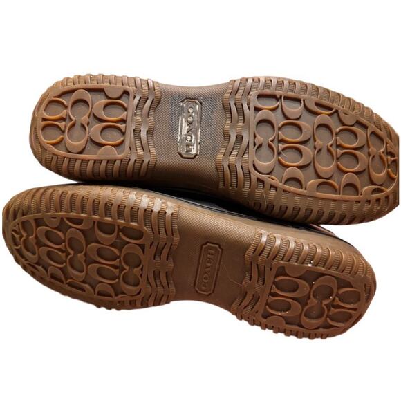 COACH Samara Women's Black Mid-Calf Snow Boots Size 9B Winter Fashion - Picture 2 of 7